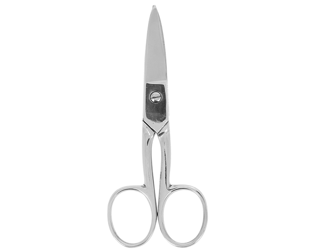 Strong straight nail scissors