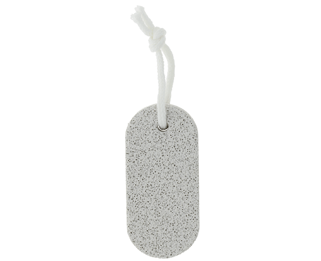 Pumice stone with cord