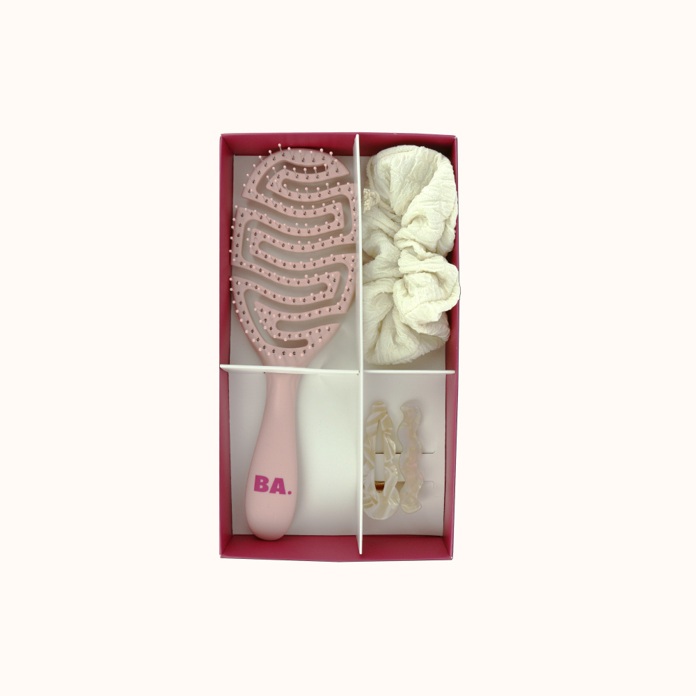 La composition du coffret cheveux de la marque BA.