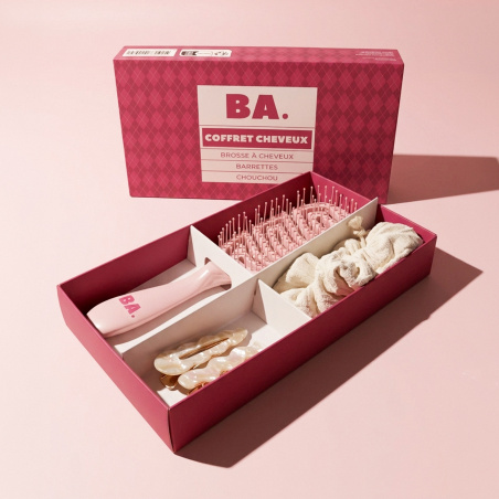 Le coffret cheveux de la marque BA.
