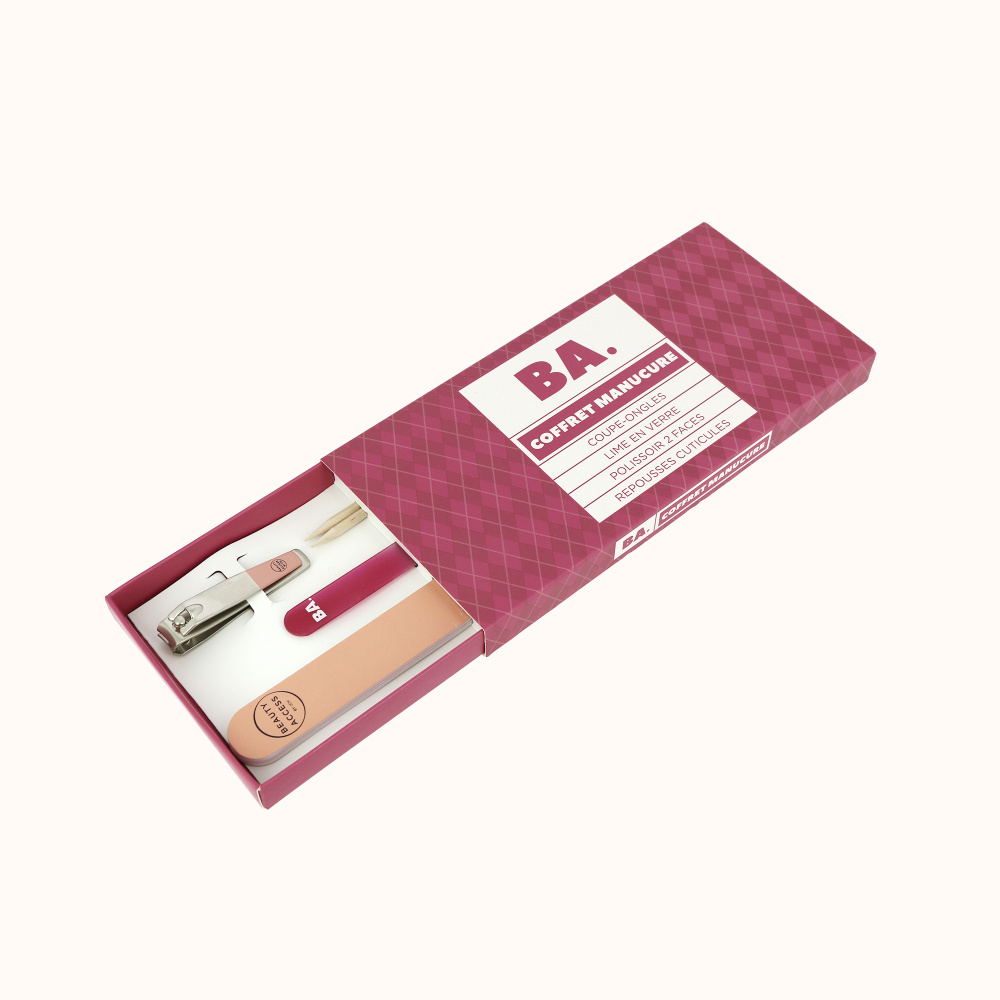 Composition du coffret manucure de BA.