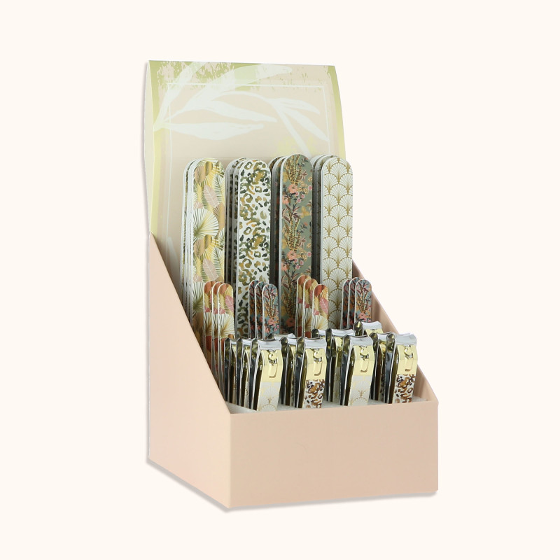 Le présentoir de 40 pièces thème Gold Jungle de chez F.code.