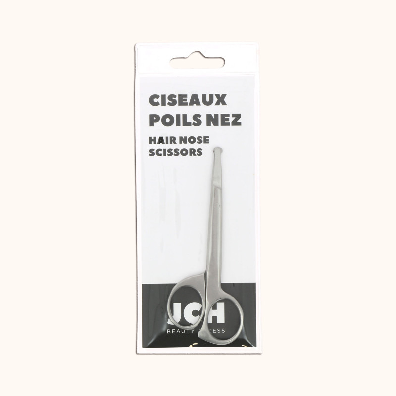 Le ciseau poils de nez finition brossée BA dans son packaging BA Le ciseau poils de nez finition brossée BA dans son packaging BA