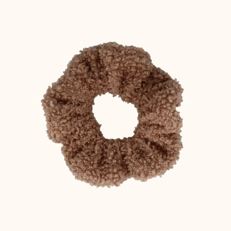 Chouchou bouclette marron BA