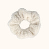 Chouchou bouclette blanc