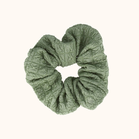 Chouchou froissé vert BA