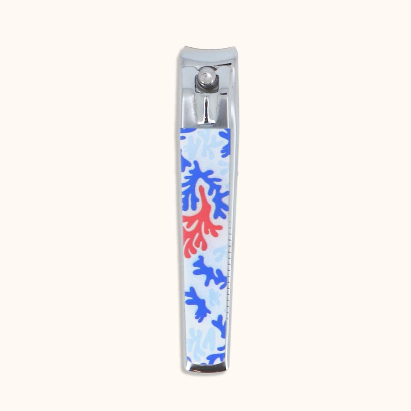 Coupe-ongle de la collection Metro Fcode, avec un design corail.