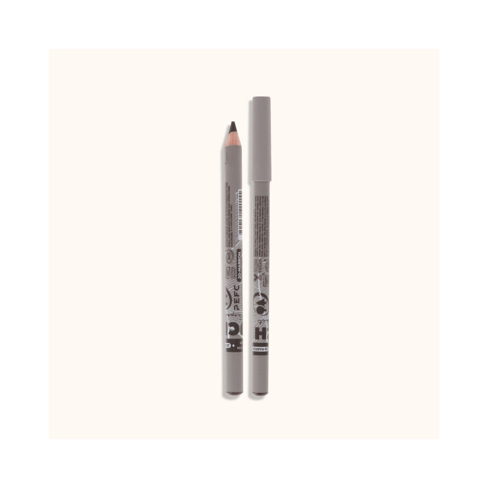 Un crayon yeux marron naturel, bio et vegan