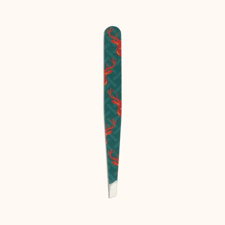 La pince à épiler écosse avec motifs cerf