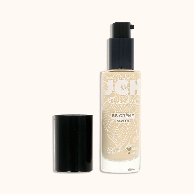 Le bouchon de la BB crème teinte claire de chez JCH Respect.