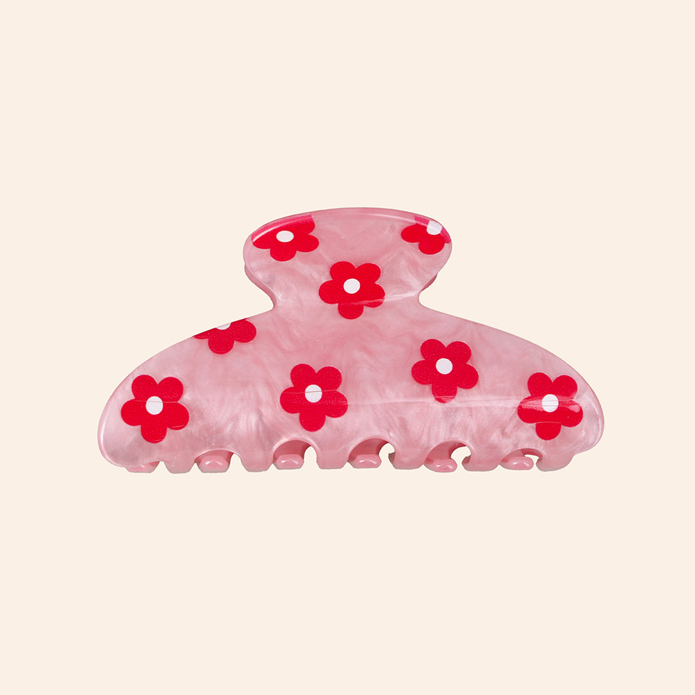La rose avec des fleurs rouge