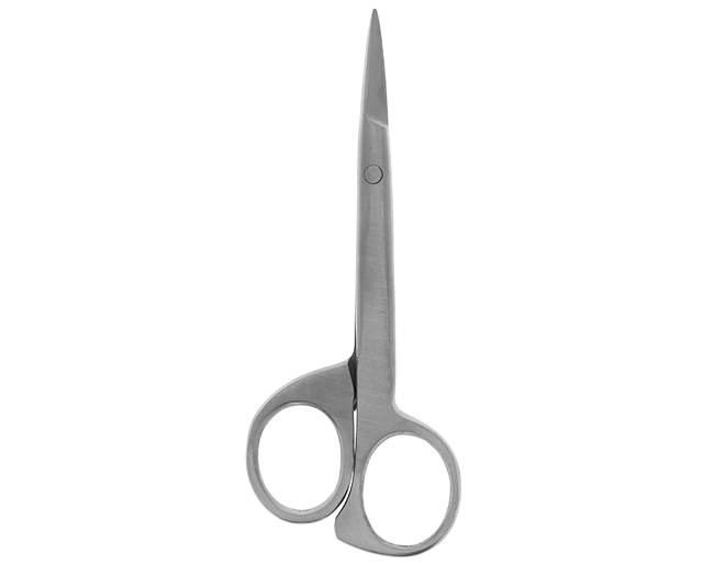 Scissors for mustache