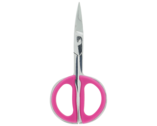 Curved nail scissors