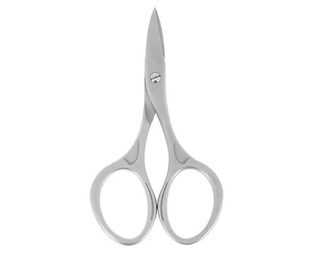 Curved nail scissors