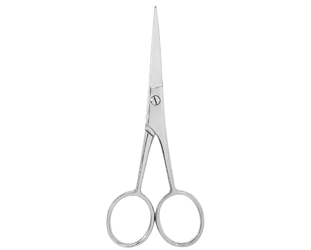 Scissors for mustache