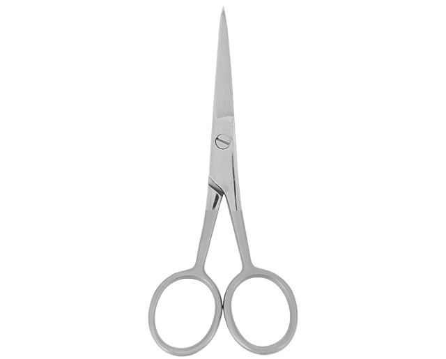 Scissors for mustache