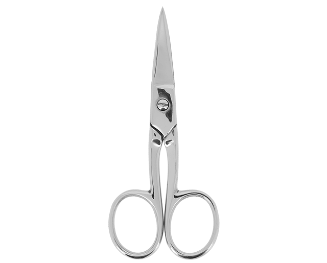 Strong curved nail scissors