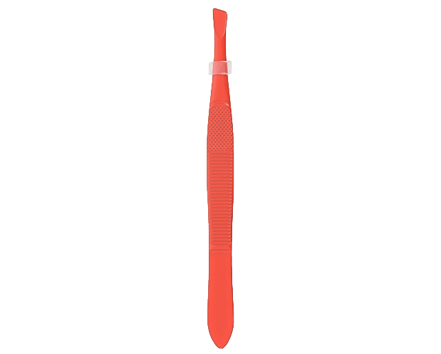 Slanted colored tweezers