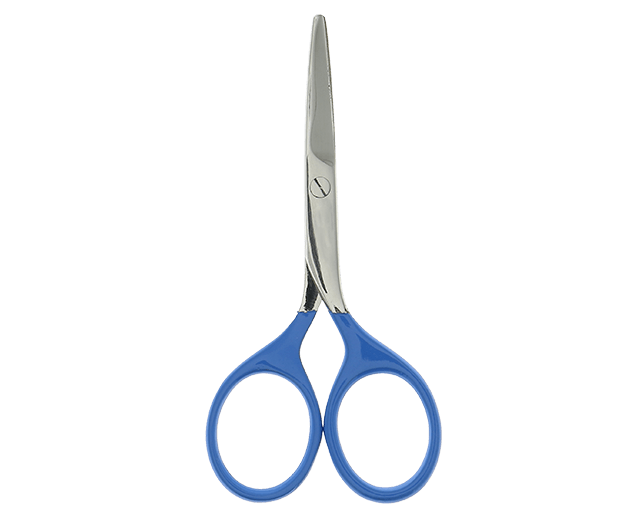Curved baby nail scissors