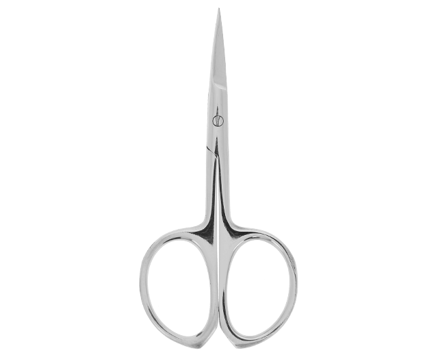 Straight cuticles scissors