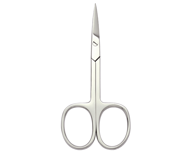 Straight cuticles scissors