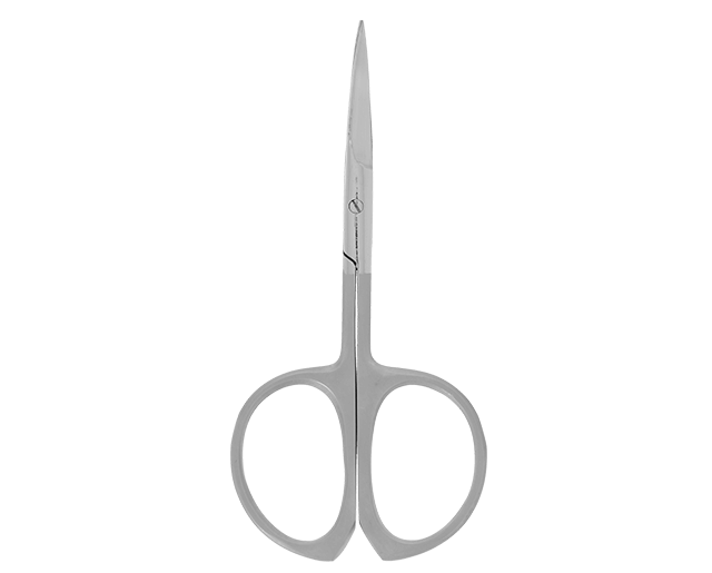 CISEAUX À CUTICULES COURBES